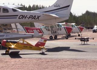 Yhteistä ilmatilaa testattiin Pyhtäällä