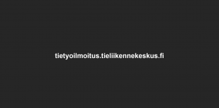 Tietyöilmoituksen sähköpostiosoite
