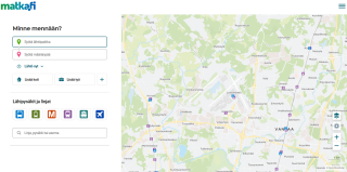 matka.fi verkkopalvelun kansi