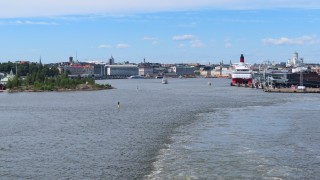 Helsinki mereltä päin nähtynä